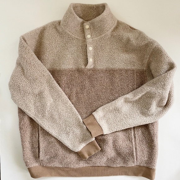 OV two tone mega fleece pullover - Picture 1 of 3